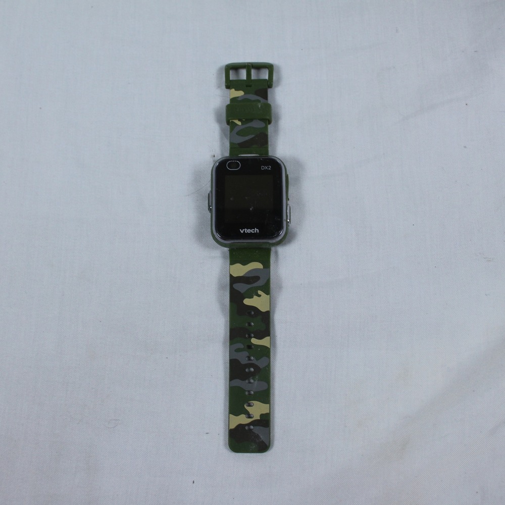 VTech DX2 Kids‎ Smartwatch Camouflage Green Camera Games Learning